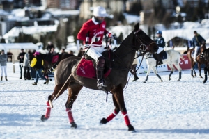 26th January 2019, Lake of St Moritz, St Moritz, Switzerland; Snow Polo World Cup,  Maserati versus Cartier;