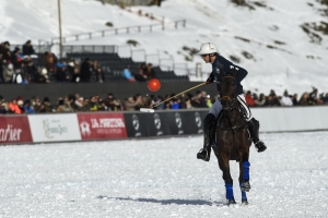 26th January 2019, Lake of St Moritz, St Moritz, Switzerland; Snow Polo World Cup,  Maserati versus Cartier;