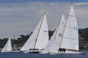 momenti della regata nelle acque antistanti St. Tropez