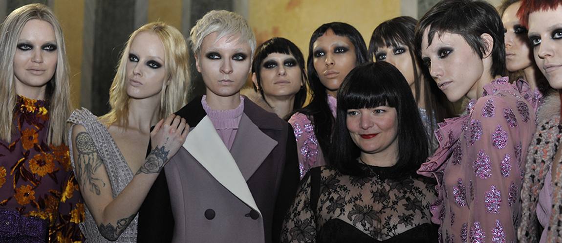 Models and Daizy Shely after Show in Milan credit GPiazzophotography Gaetano Piazzolla