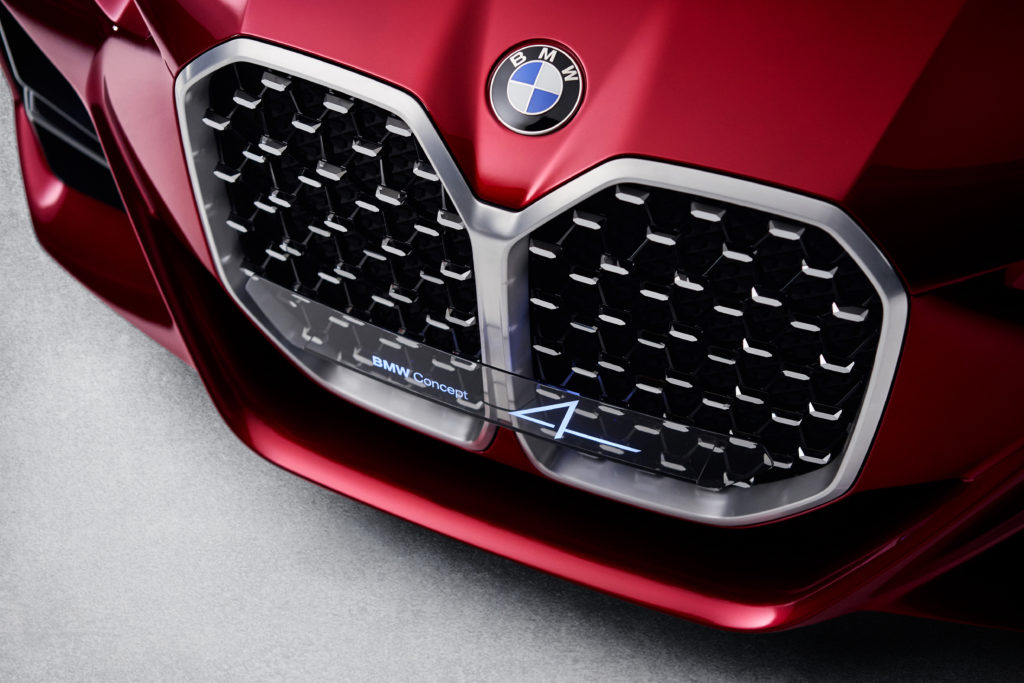 La BMW Concept 4, incarna tutta l'essenza estetica del marchio BMW, dove proporzioni perfette si combinano con un design pulito e preciso. 