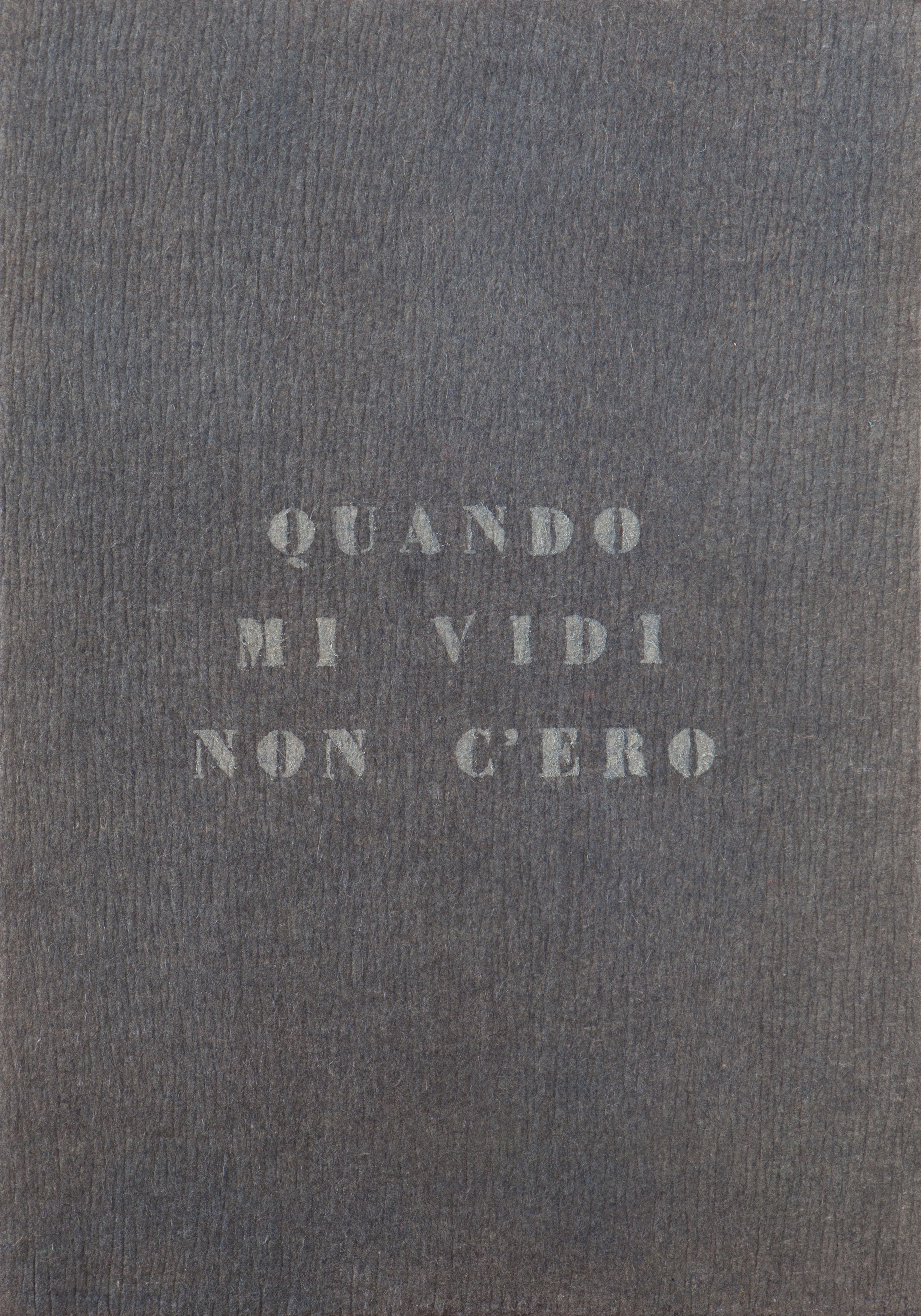  Building presenta Vincenzo Agnetti "Autoritratti Ritratti, Scrivere". Ottenere quadri dalla scrittura e utilizzarli come stimolo per altri scritti.