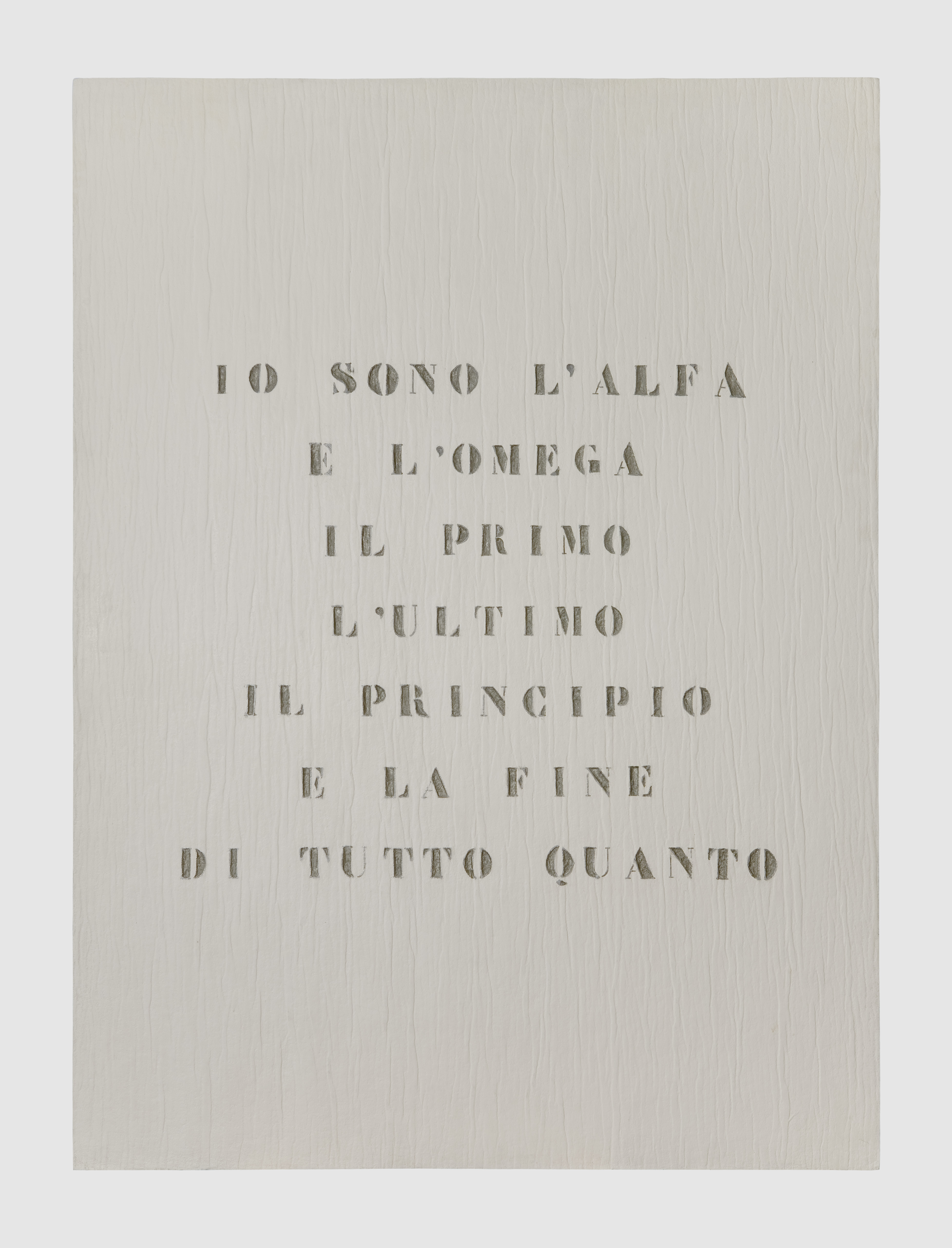  Building presenta Vincenzo Agnetti "Autoritratti Ritratti, Scrivere". Ottenere quadri dalla scrittura e utilizzarli come stimolo per altri scritti.