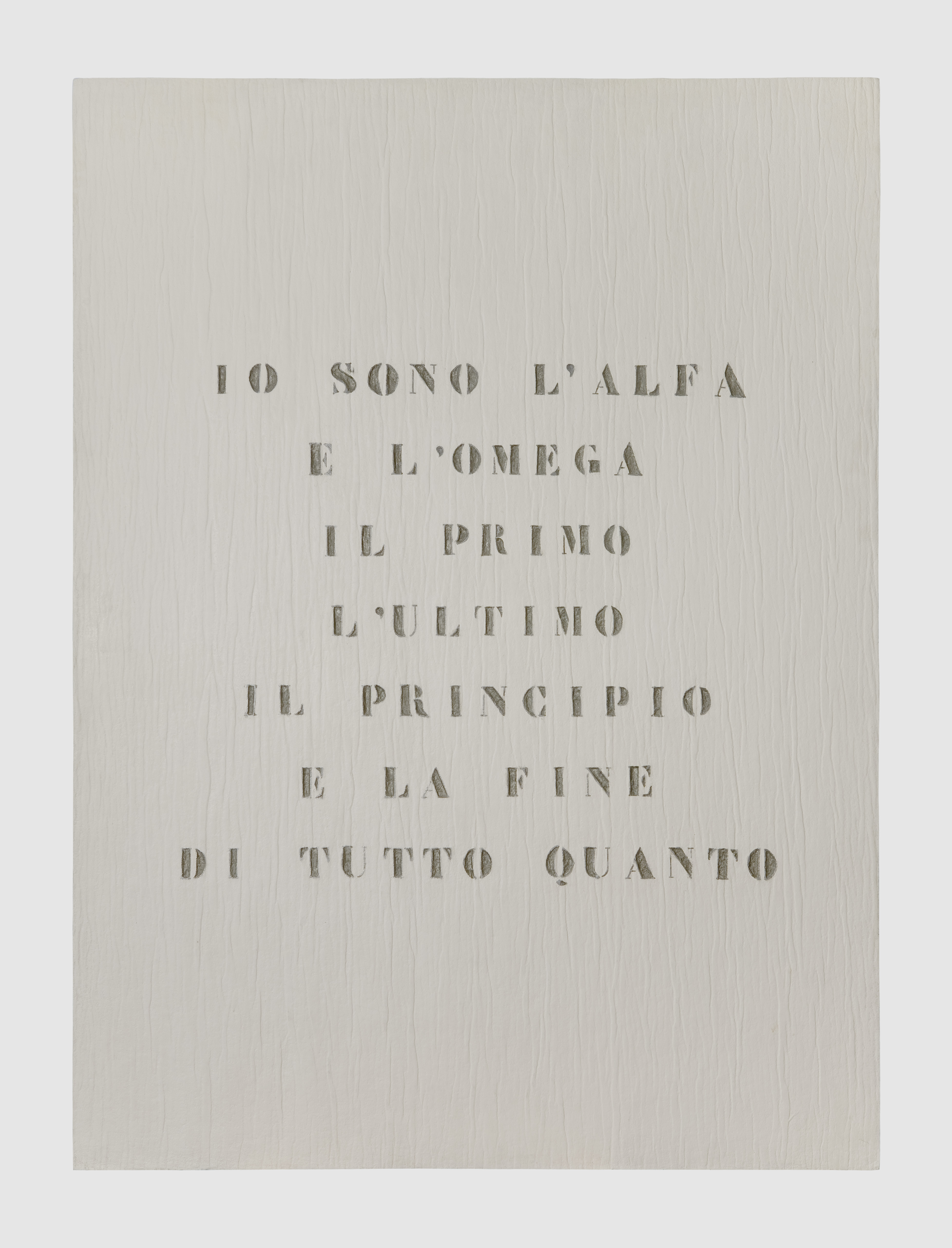  Building presenta Vincenzo Agnetti "Autoritratti Ritratti, Scrivere". Ottenere quadri dalla scrittura e utilizzarli come stimolo per altri scritti.