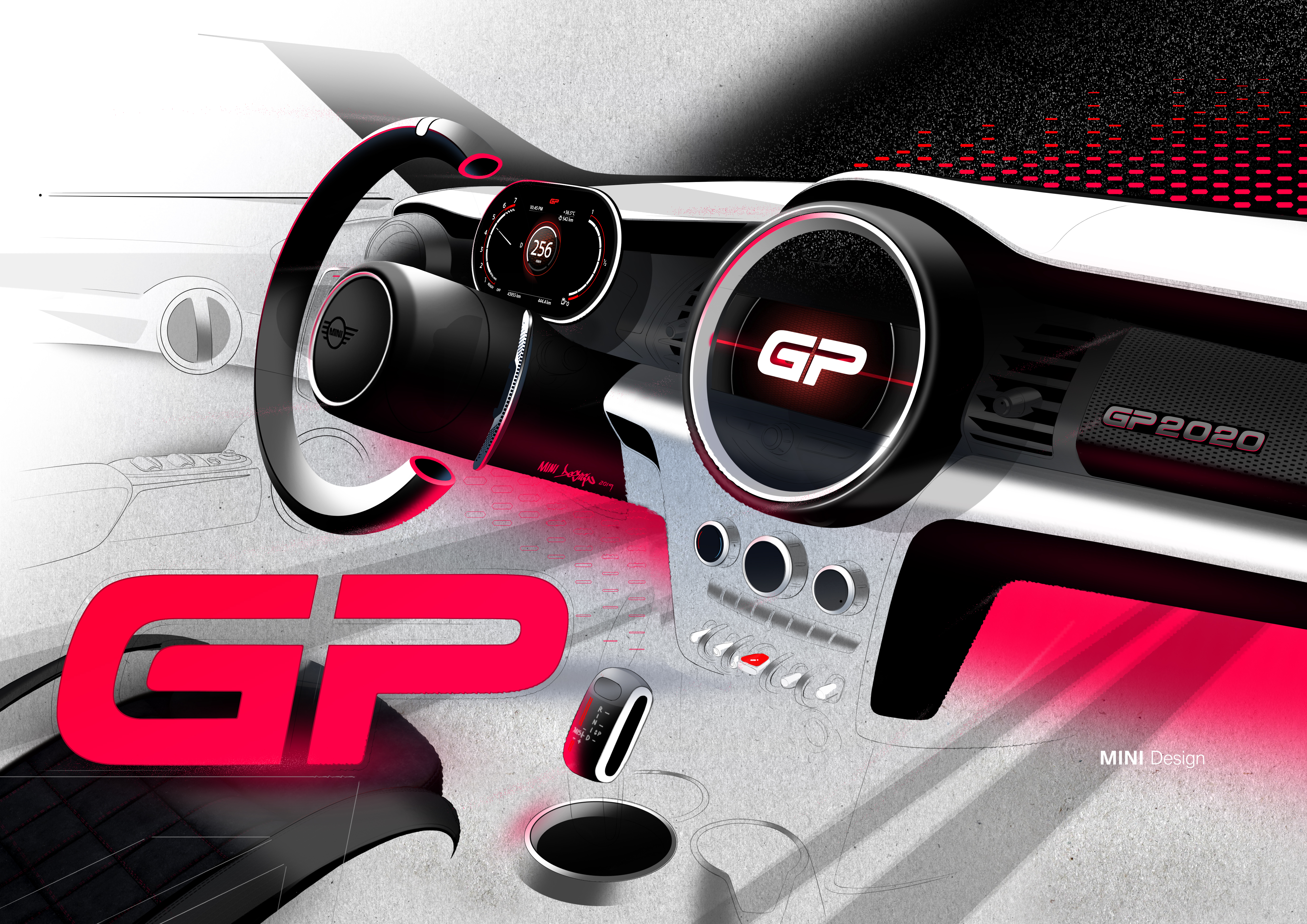 Mini John Cooper Works GP design adrenalinico