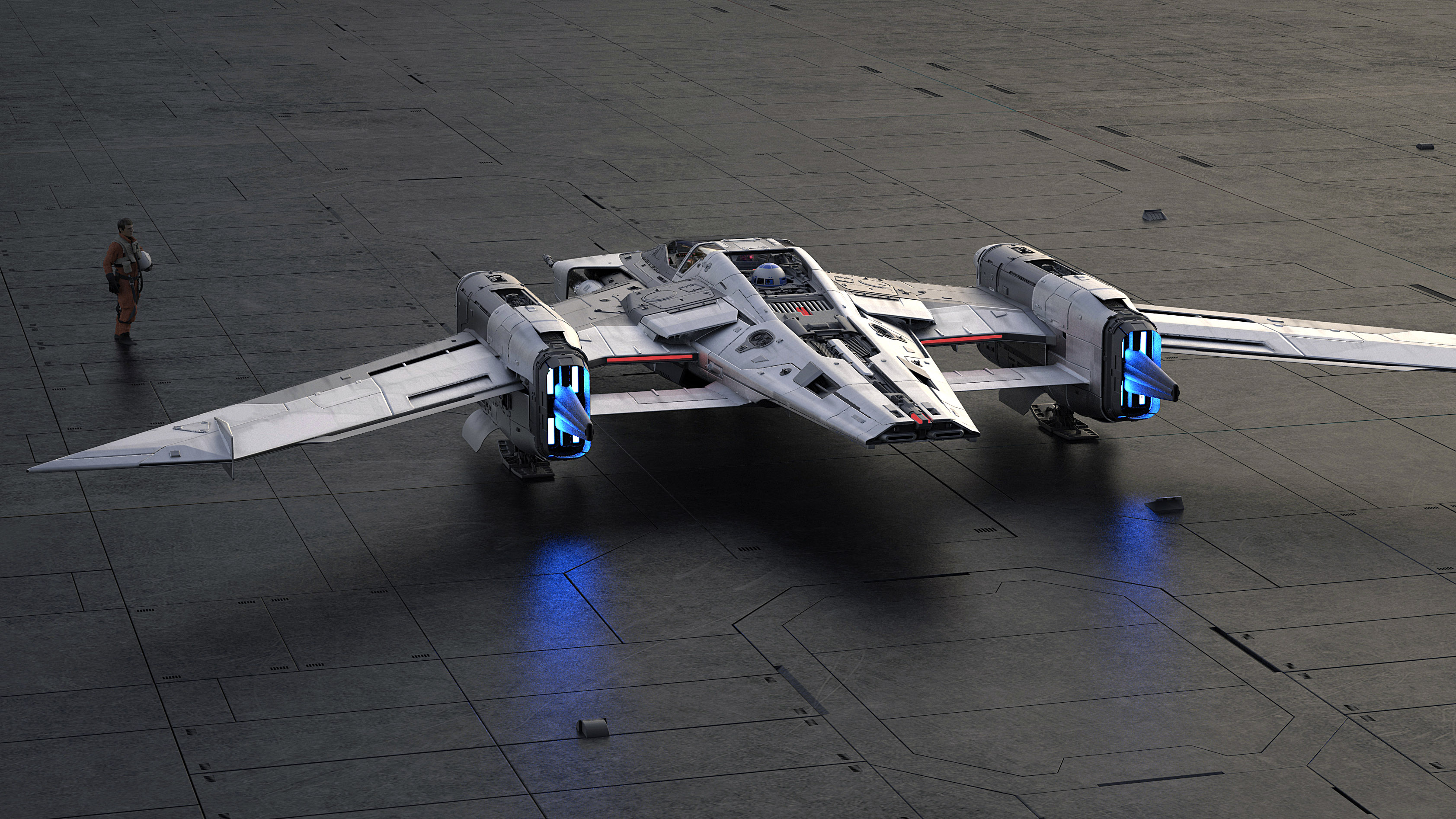 Porsche and Lucas film Star Wars new starship