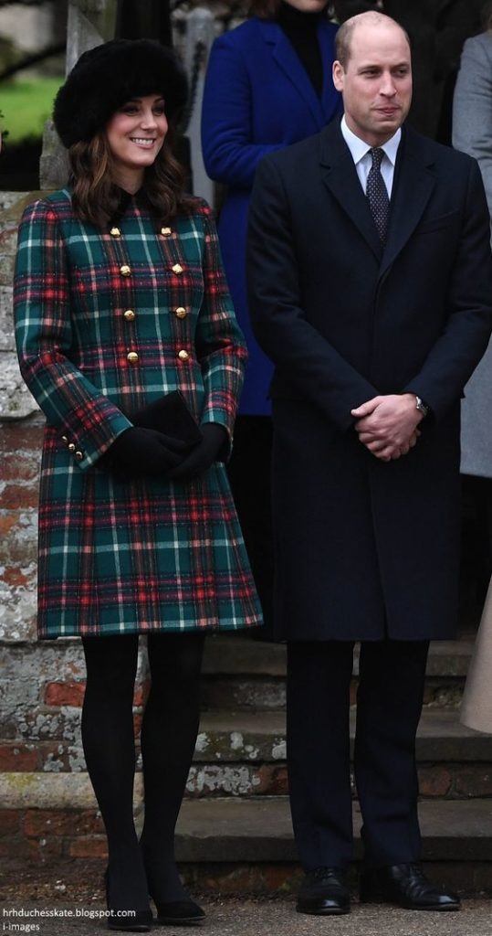 Kate Middleton indossa un tailleur in tartan