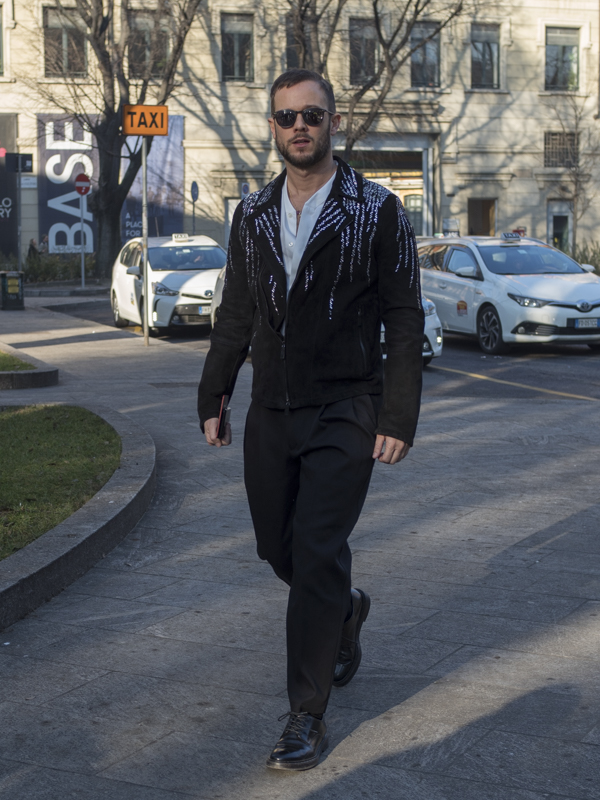 Milano men's fashion week street style