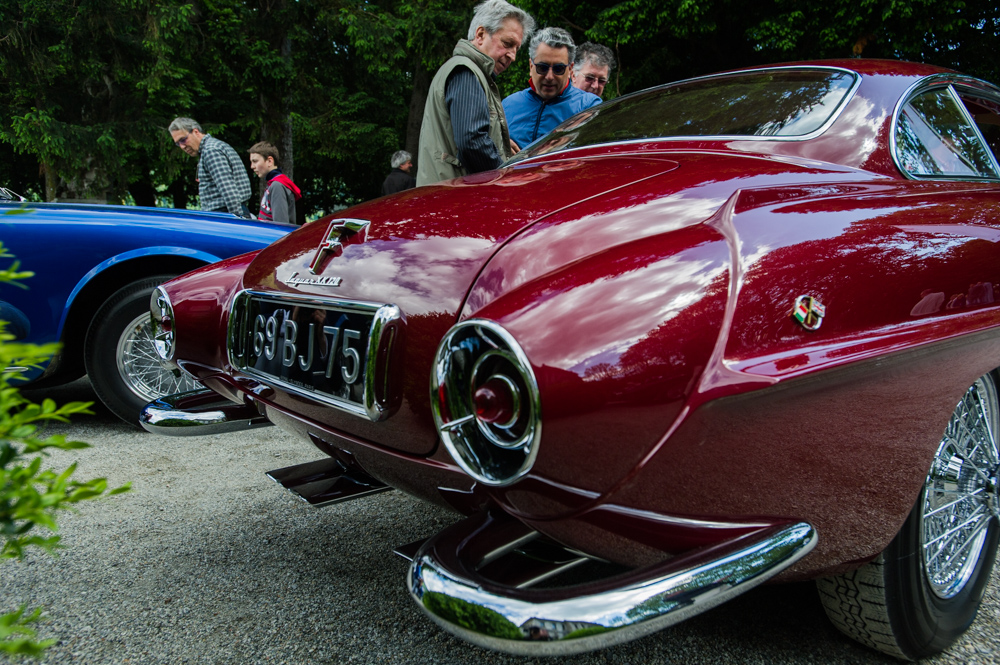 La parte posteriore della   XK 120 "Supersonic"