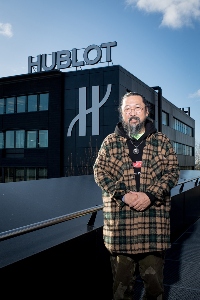 Hublot "loves art" e l'arte è uno degli elementi essenziali dell'umanità. La Maison, aggiunge alla sua rosa di ambasciatori, Takashi Murakami. 