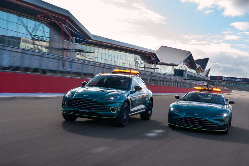 I modelli Aston Martin per le safety car della F1