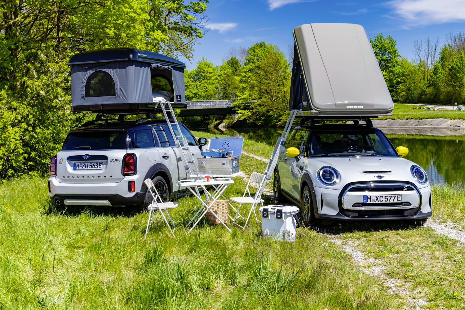 Mini elettriche e ibride per ripartire in vacanza a zero emissioni e due veicoli che sono dei veri e propri camper in miniatura. 