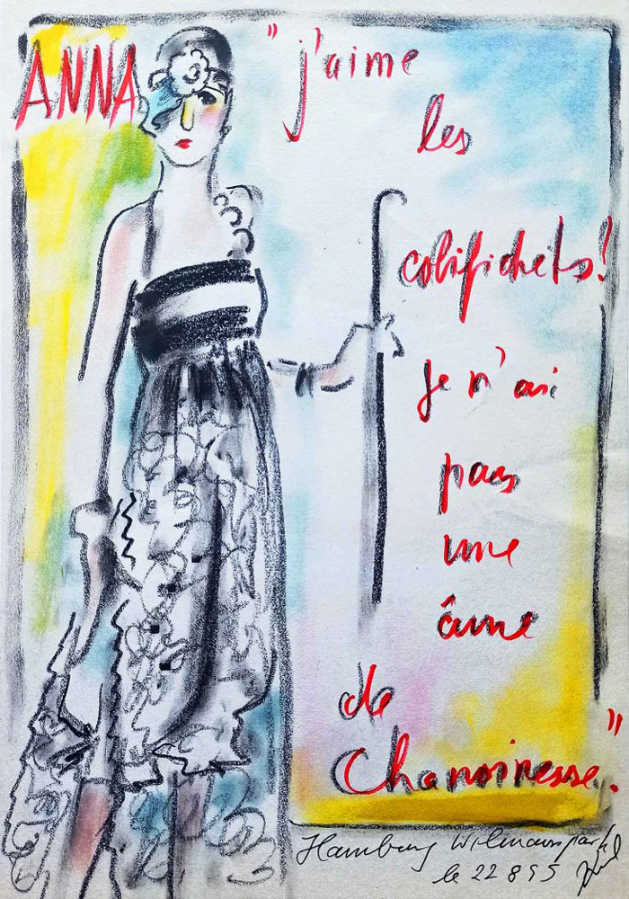 “Karl Lagerfeld, Anna Piaggi. Diario illustrato di un modo di vestire Anna-cronistico”. Mostra doppia, ospitata presso la Fondazione Sozzani
