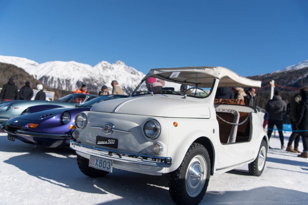 The I.C.E. St. Moritz (International Concurs of Elegance) è il concorso di eleganza che celebra lo stile e il design di automobili vintage.