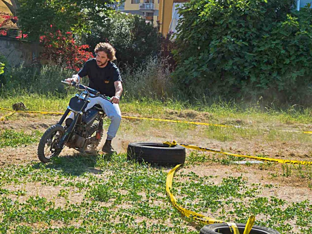 Niko Sorbo "o scugnizzo" come affettuosamente è conosciuto nel mondo del Flat Track, è un vero vulcano, pardon un Vesuvio in eruzione