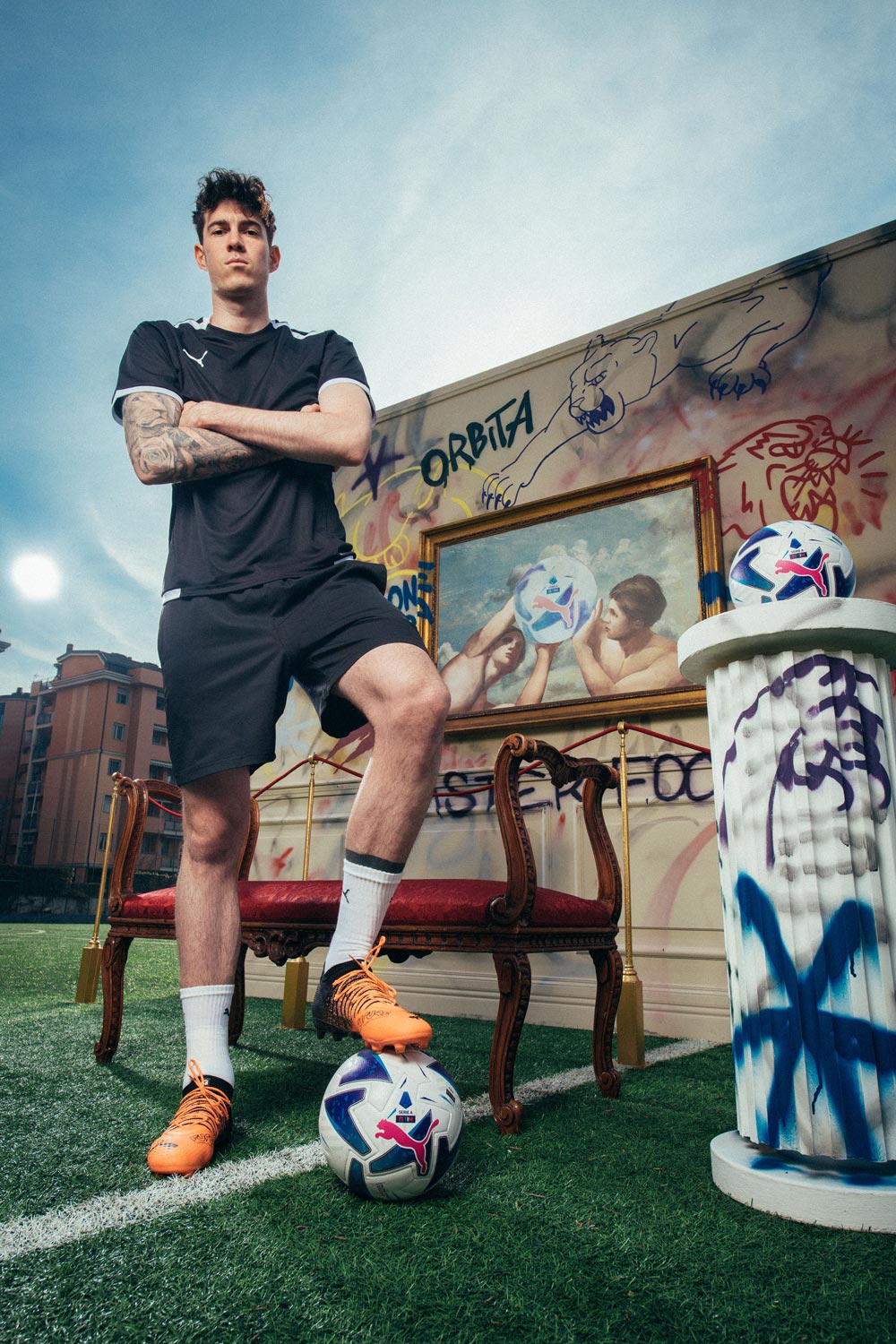 Orbita pallone Serie A di Puma. 