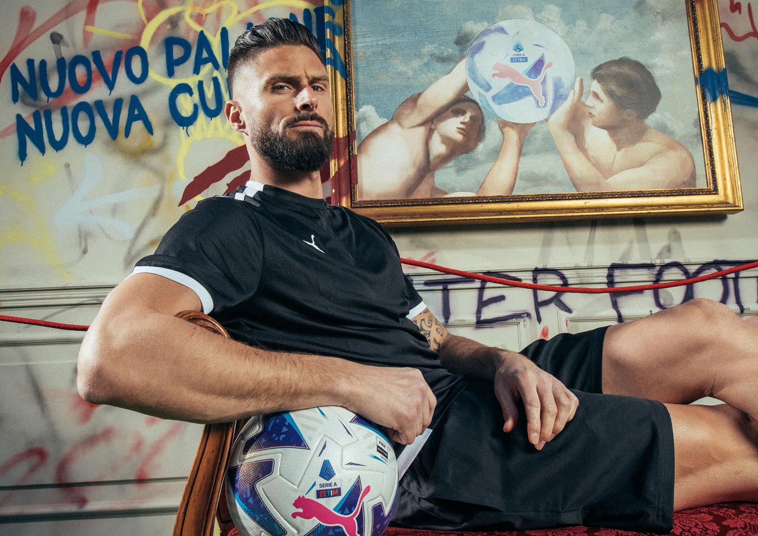 Orbita pallone d Serie A di Puma. 