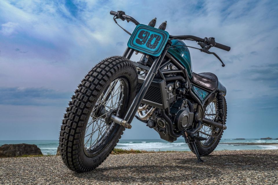 Honda, per il festival del Wheels and Waves, in scena a Biarritz, esibisce 10 modelli rivisitati, che hanno come base la Rebel.