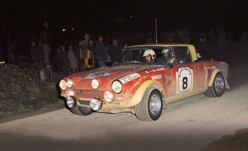 La Fiat 124 Abarth Rally è notoriamente la versione più sportiva e corsaiola della 124 Sport Spider. La 124 con la "griffe" dello Scorpione