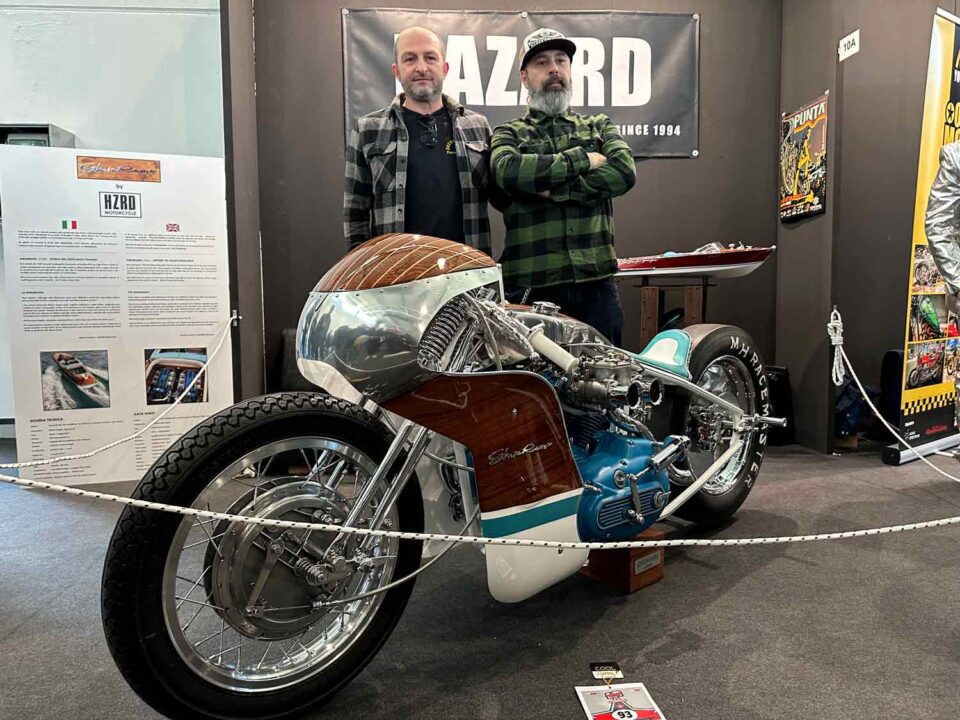 Hazard Motorcycle con la Ghisarama lascia un segno indelebile al MBE 2023 e vince persino il premio MBE Award King of Custom.