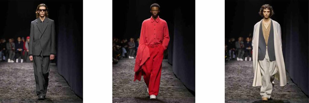 E' tutto cashmere quello che “luccica” sulla passerella maschile di casa Zegna che ha chiuso la fashion week milanese.