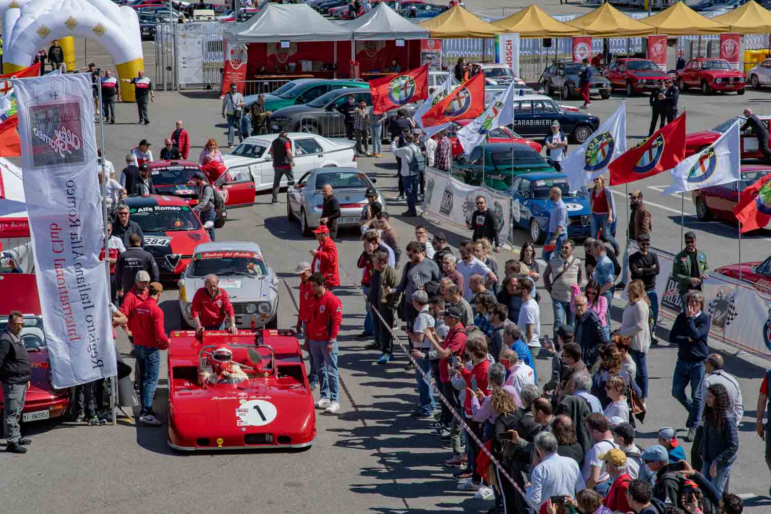 A Monza Alfa Romeo festeggia Quadrifoglio e AutoDelta