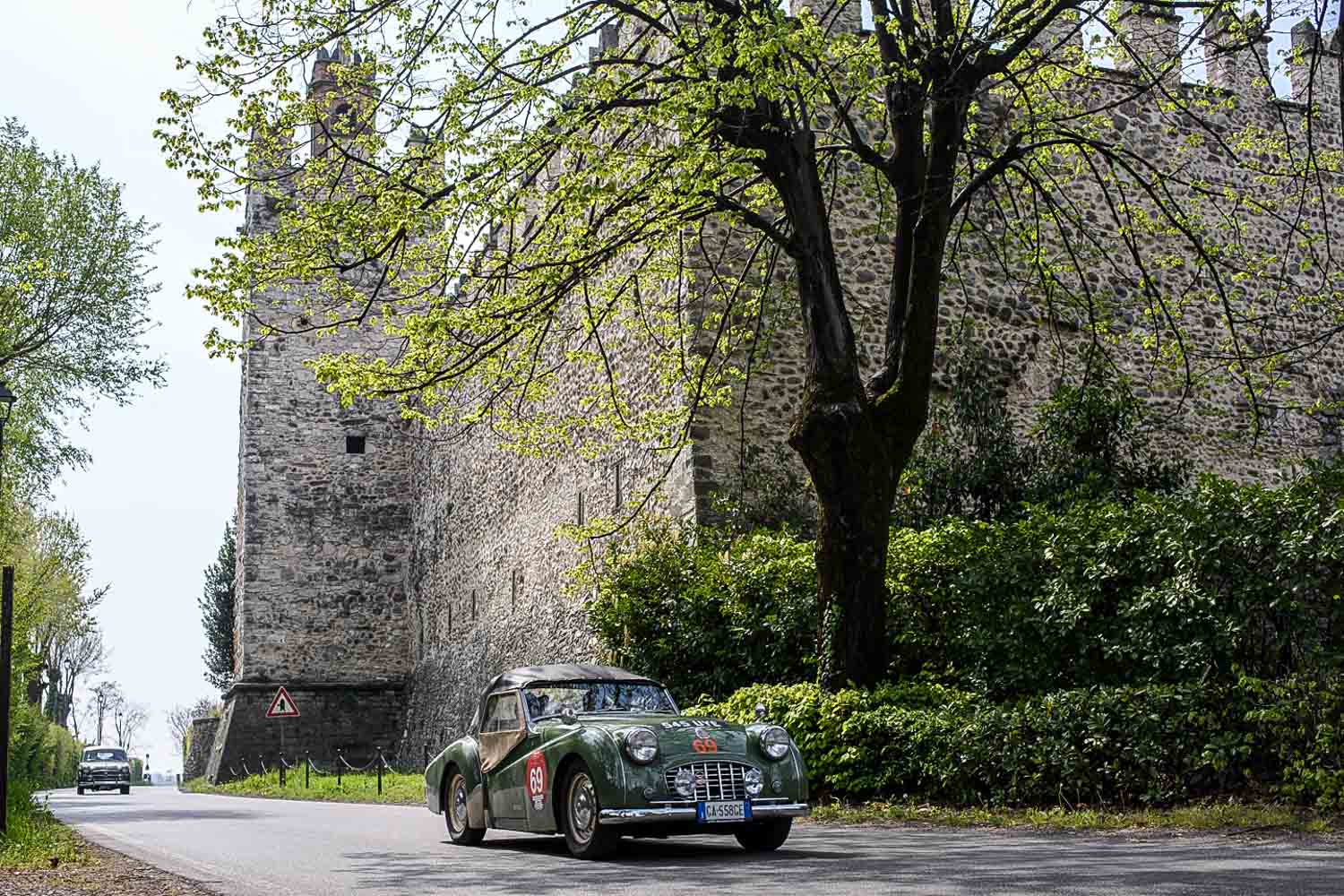 Triumph Tr3 Sport del 1957 guidata da Sabbadini