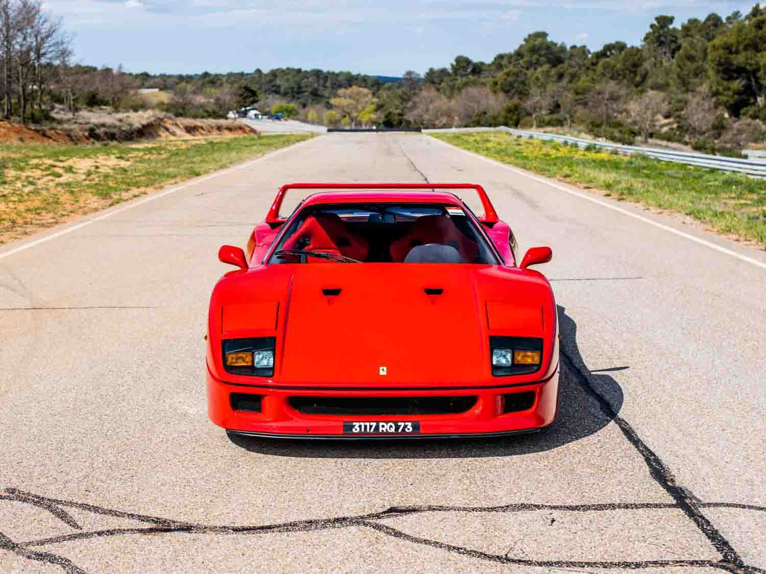 la Ferrari F40 di Alain Prost