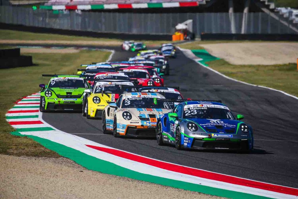 Malucelli in testa durante gara 1