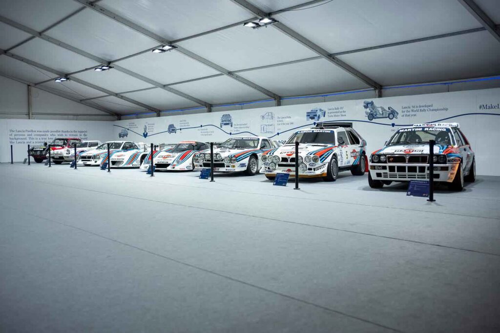 Le Lancia sportive esposte a St. Moritz