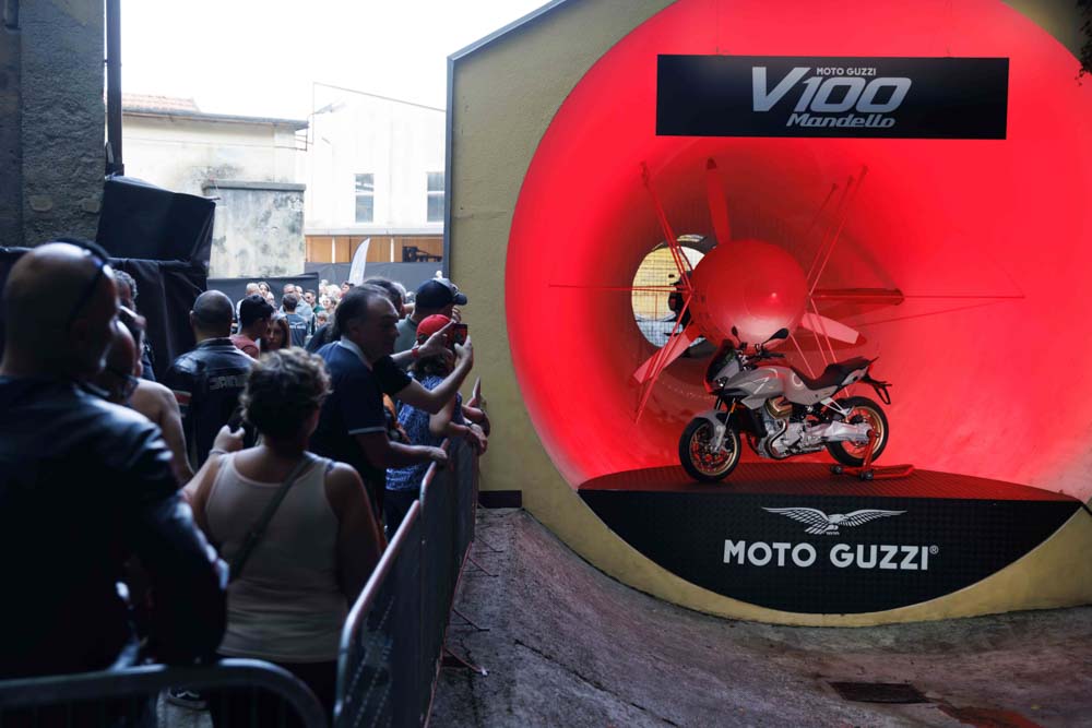 Il mdello V100 Moto Guzzi