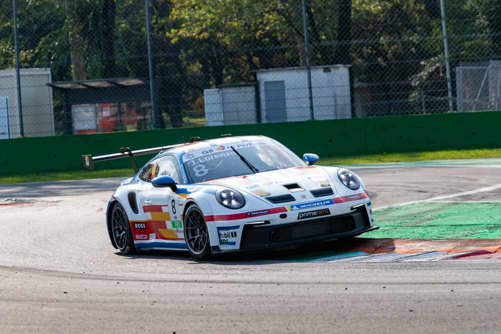 Jorge Lorenzo alla prima variante di Monza