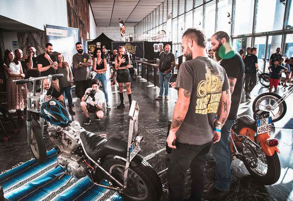 Colosseum Chopper Show inedito contest del Eternal Motorcycle show