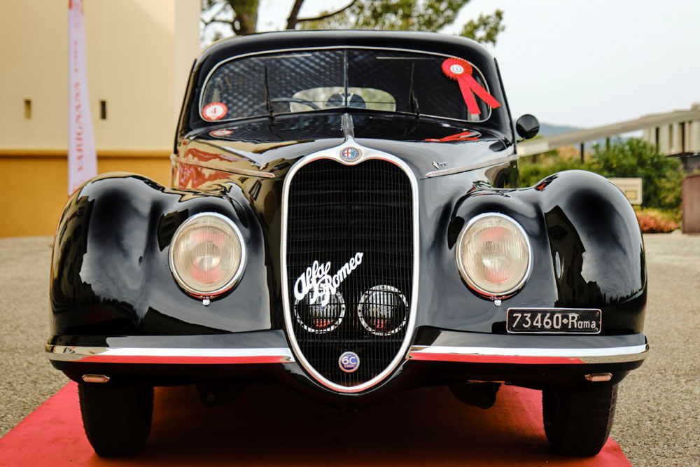 Alfa Romeo 6C 2500 vincitrice del Concorso d'Eleganza Varignana 1705
