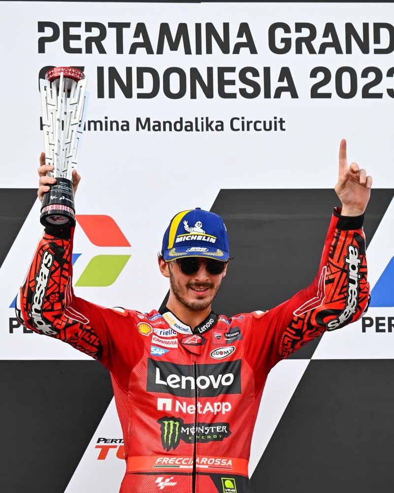 Pecco Bagnaia: vince a Mandalika