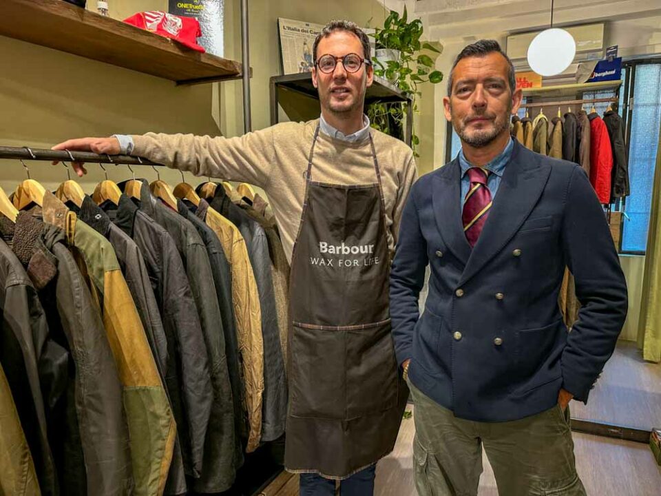 Shop in London la passione per i Barbour Vintage