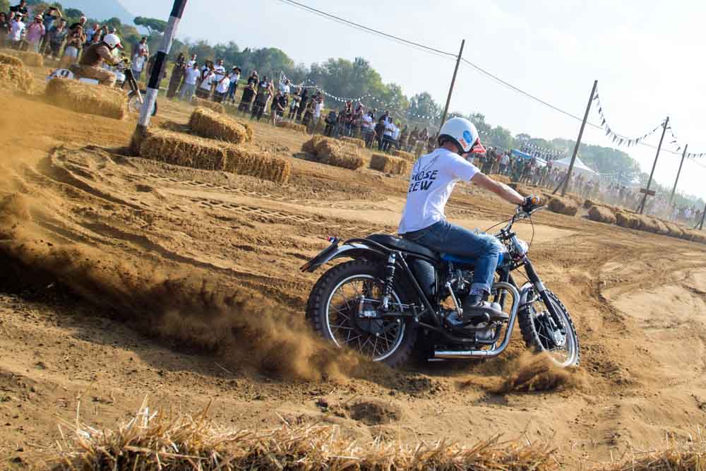 Moritz Bree durante la The race of The lord al Wheels and Waves Italia