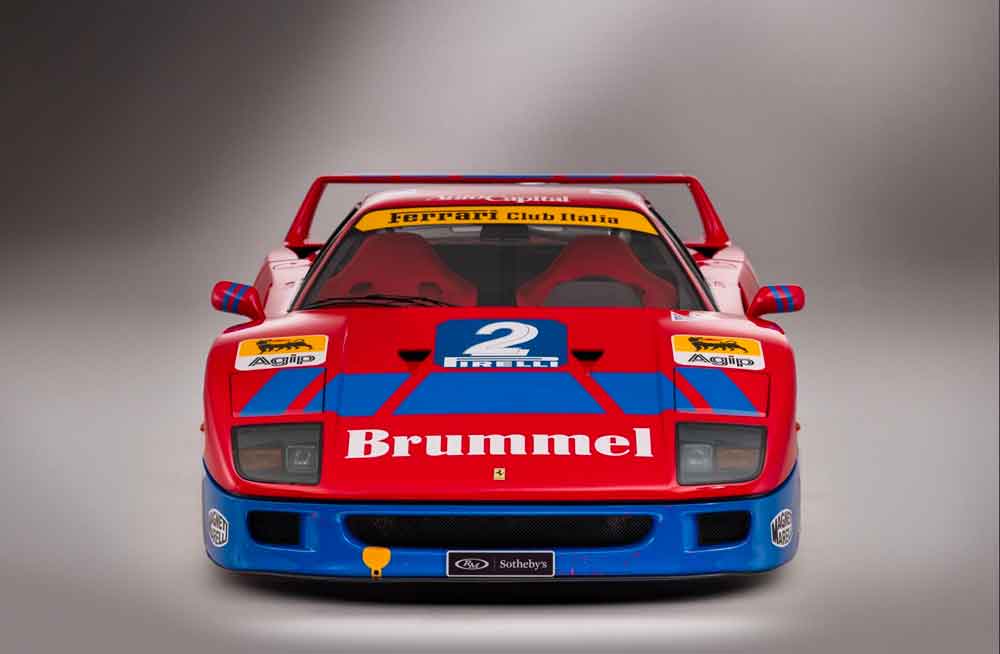 Ferrari F40 GT un raro modello all'asta da Sotheby's