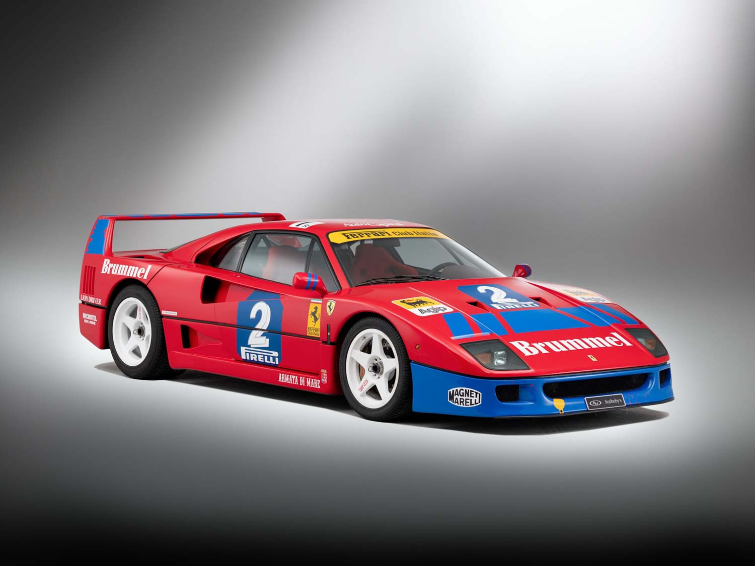 Ferrari F40 GT un raro modello all'asta da Sotheby's