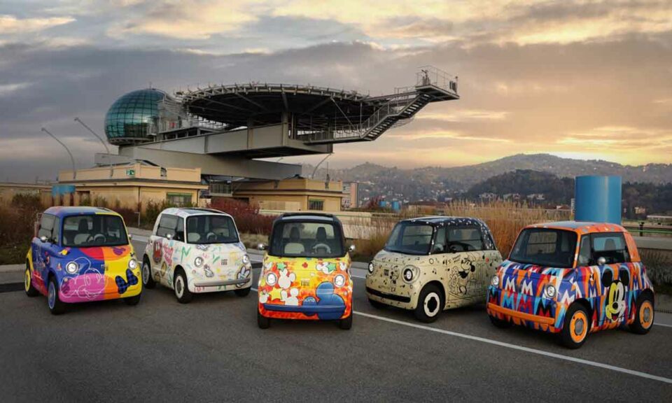 Fiat Topolino, svelate cinque one-off per i 100 anni della Disney