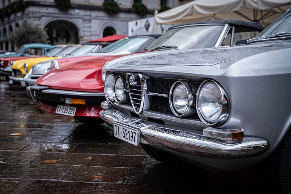 Lugano Classic auto d'epoca in riva al lago