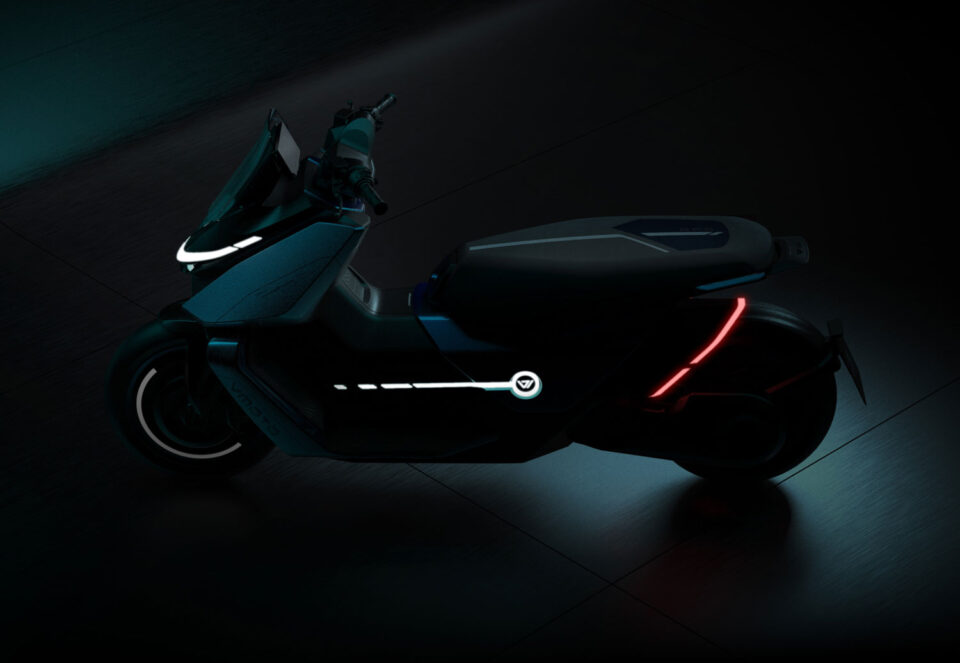 Vmoto APD Concept è lo scooter che prefigura la mobilità su due ruote del futuro, realizzato in collaborazione con il Centro Stile Pininfarina