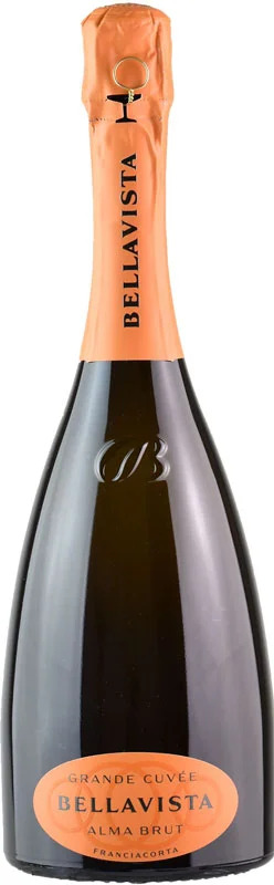 Spumante itlaiano per le feste Grande Cuvée Alma Brut Bellavista 