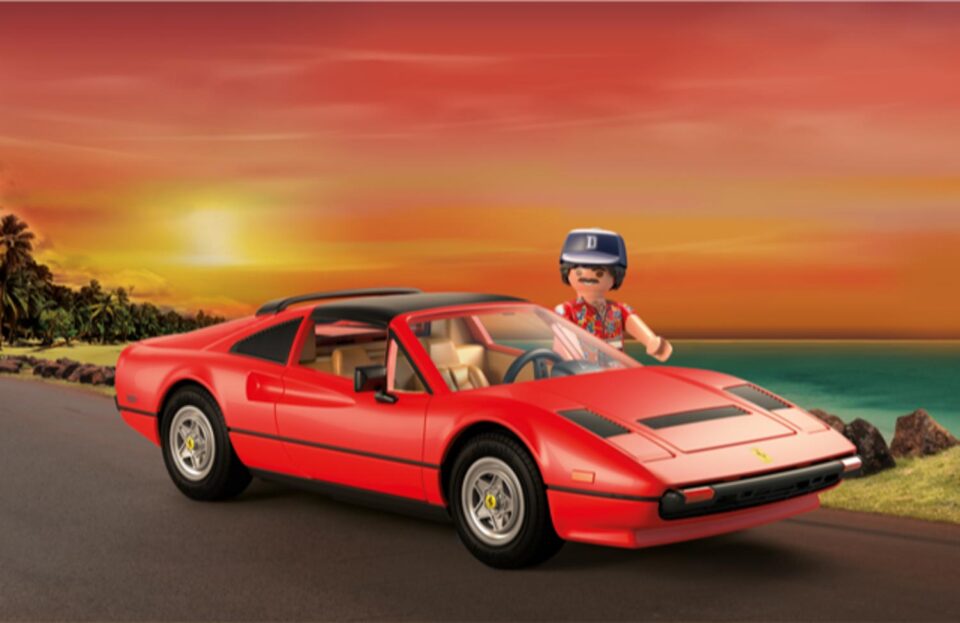 Playmobil e la Ferrari 308 GTS Quattrovalvole di Magnum P.I.