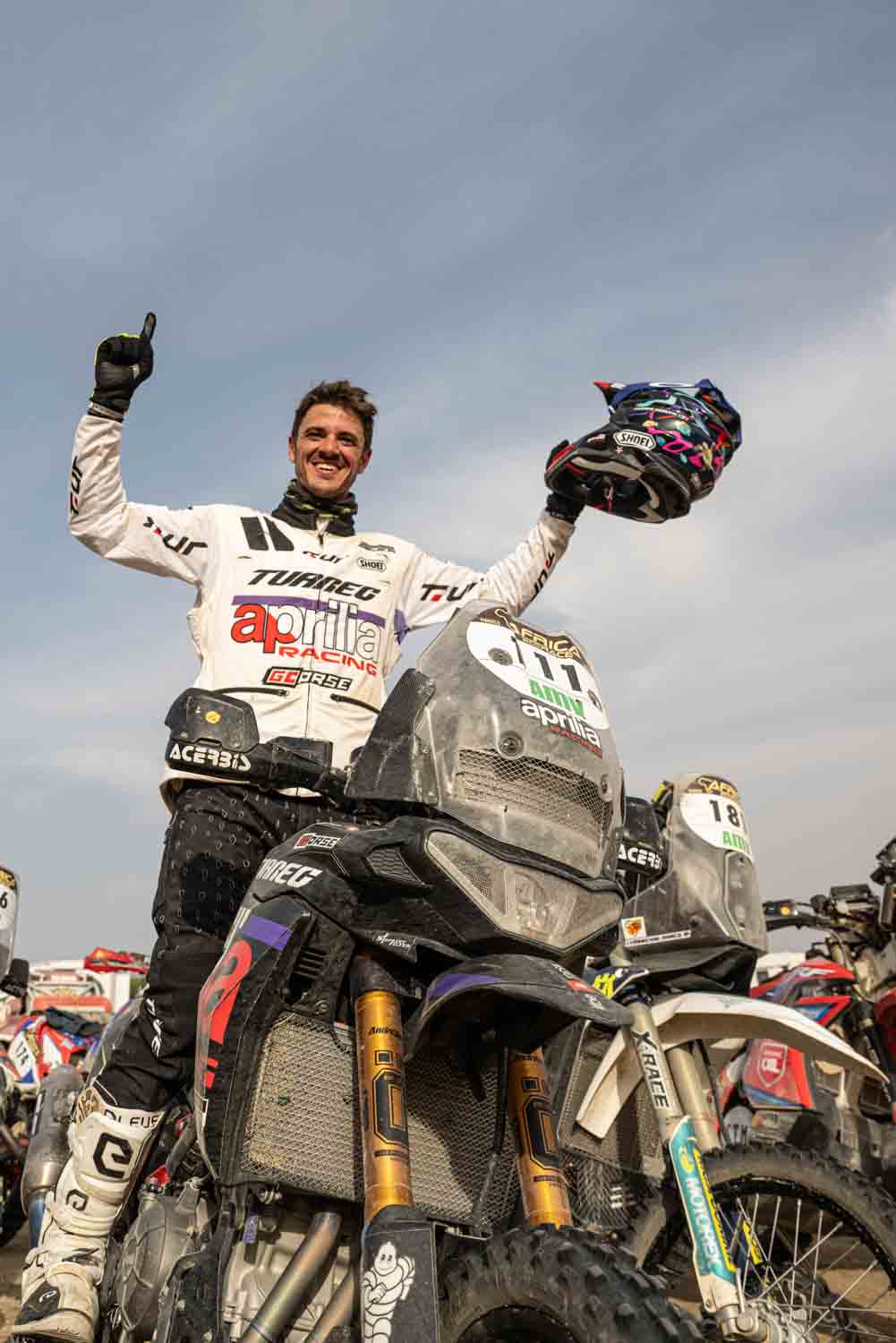 Africa Eco Race vittoria dell'Aprilia Tuareg di Jacopo Cerutti