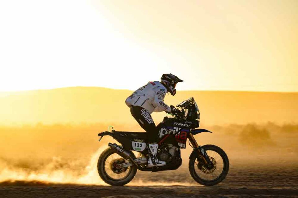 Aprilia alla Africa Eco Race: due vittorie consecutive di Jacopo Cerutti