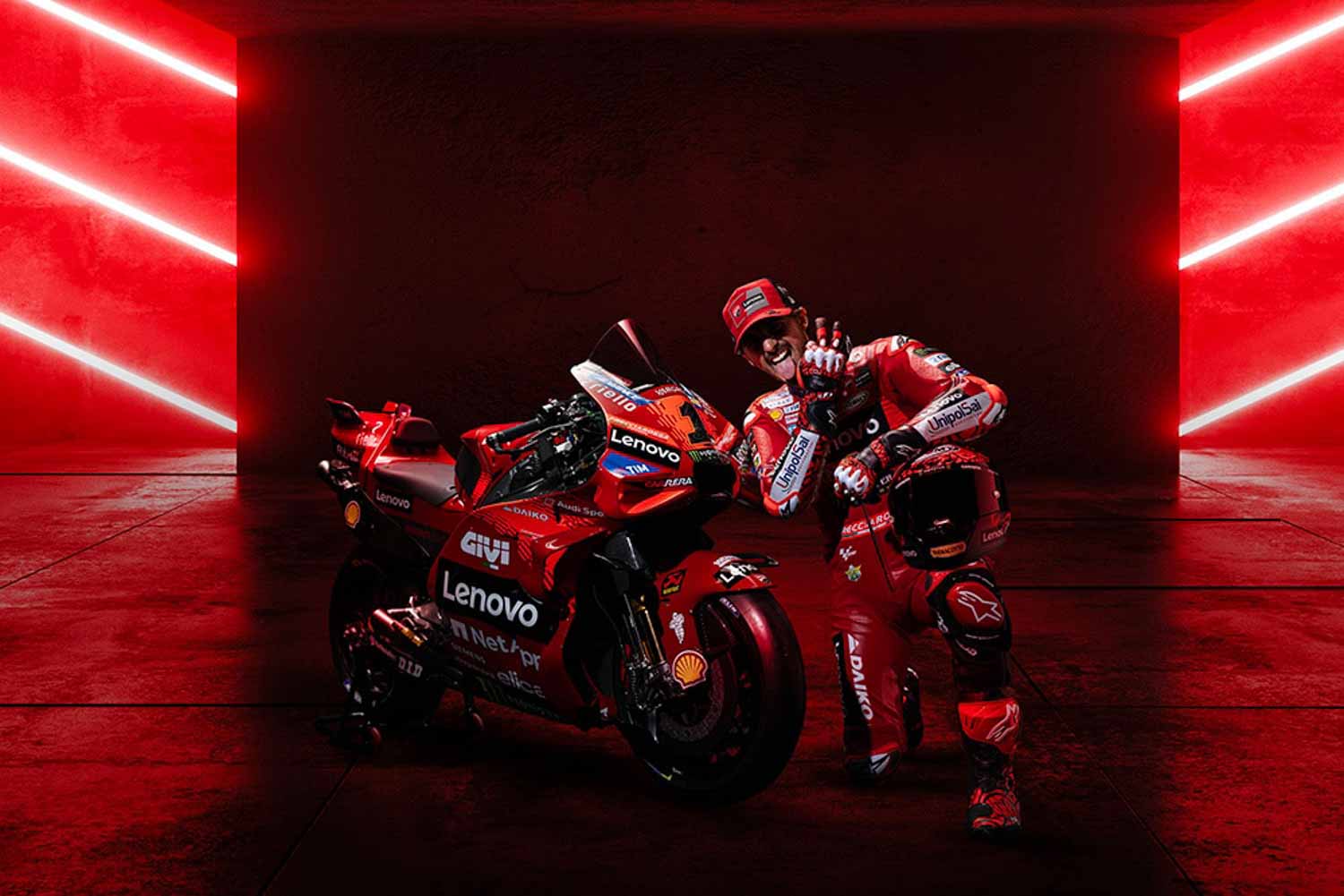 Ducati presenta il Team MotoGP per la stagione 2024
