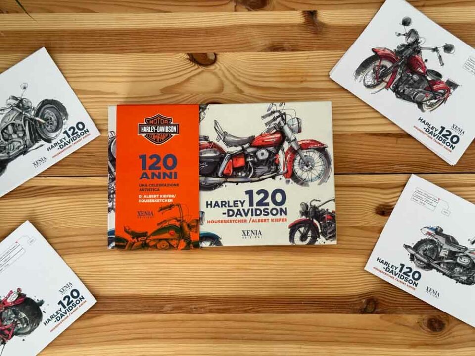 I 120 anni di Harley Davidson in un libro con i disegni di Albert Kiefer