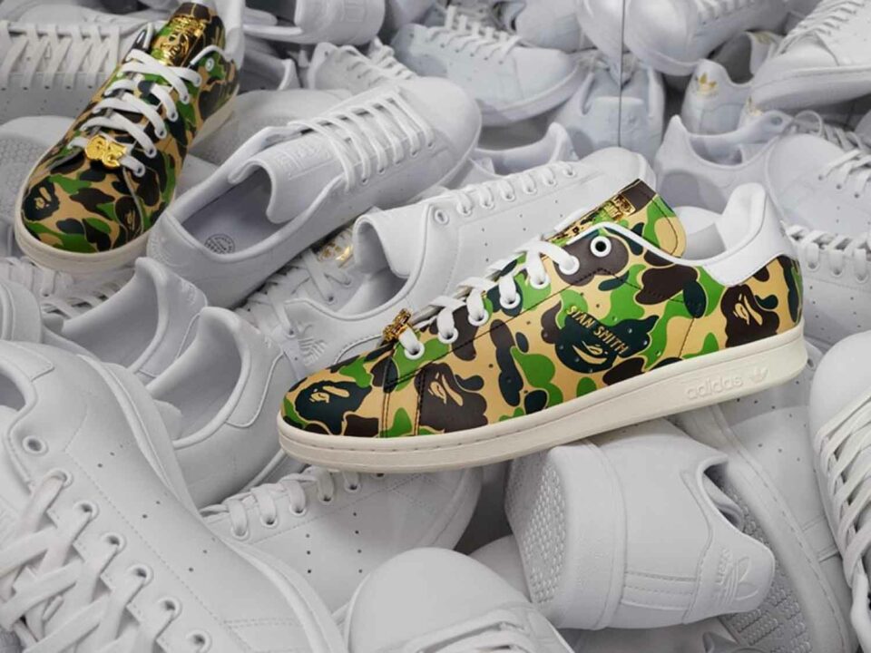 Sneakers BAPE x Adidas Stan Smith la nuova collaborazione