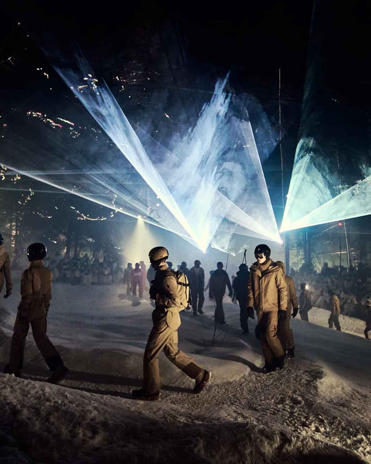 Moncler Grenoble la collezione A/I 2024 a St. Moritz